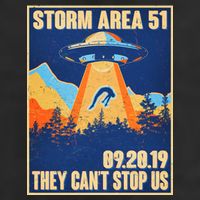 Storm Area 51 Travel Poster They Can't Stop Us Adult Drive Performance Visor