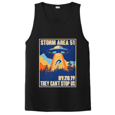 Storm Area 51 Travel Poster They Can't Stop Us PosiCharge Competitor Tank