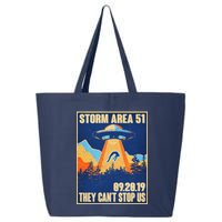 Storm Area 51 Travel Poster They Can't Stop Us 25L Jumbo Tote