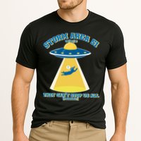 Storm Area 51 UFO Cat They Can't Stop Us All Performance Shirt