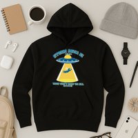 Storm Area 51 UFO Cat They Can't Stop Us All Hoodie
