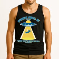 Storm Area 51 UFO Cat They Can't Stop Us All Tank Top