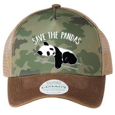 Save The Pandas Gift Legacy Tie Dye Trucker Hat