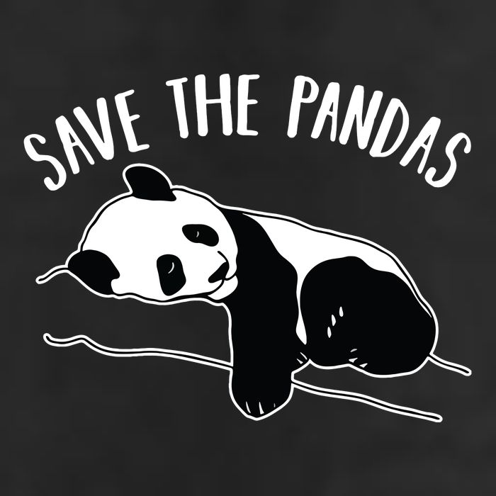 Save The Pandas Gift 7 Panel Mesh Trucker Snapback Hat