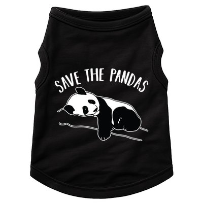 Save The Pandas Gift Doggie Tank