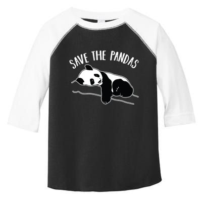 Save The Pandas Gift Toddler Fine Jersey T-Shirt