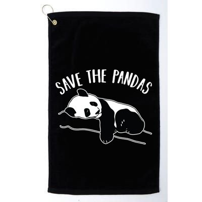 Save The Pandas Gift Golf Towel