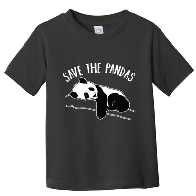 Save The Pandas Gift Toddler T-Shirt