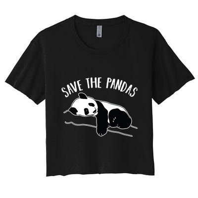Save The Pandas Gift Crop Top