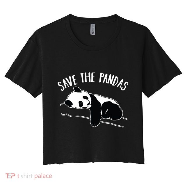 Save The Pandas Gift Crop Top