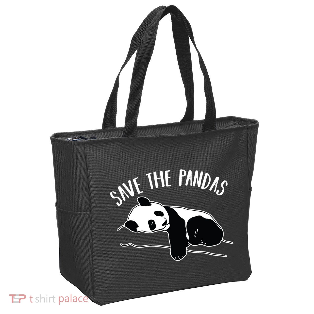 Save The Pandas Gift Zip Tote Bag