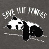 Save The Pandas Gift Cotton Canvas Backpack