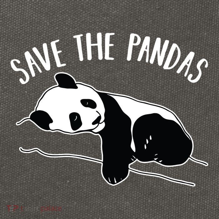 Save The Pandas Gift Cotton Canvas Backpack
