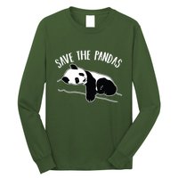 Save The Pandas Gift Long Sleeve Shirt