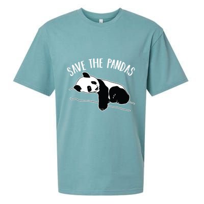 Save The Pandas Gift Sueded Cloud Jersey T-Shirt