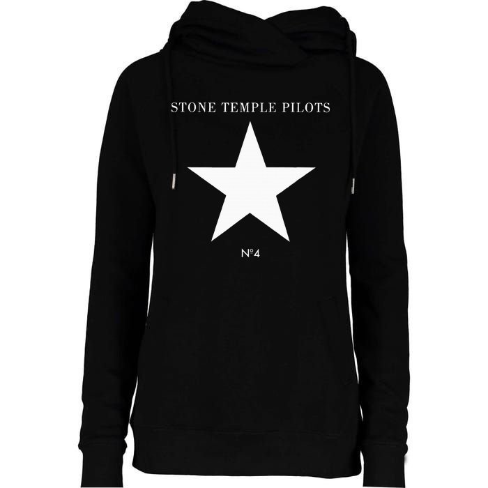 S.T.O.N.E Temple Pilots Womens Funnel Neck Pullover Hood