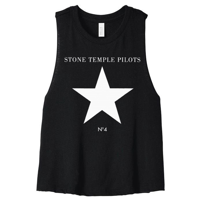 S.T.O.N.E Temple Pilots Women's Racerback Cropped Tank