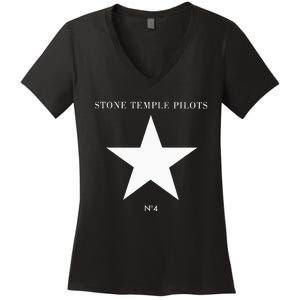 S.T.O.N.E Temple Pilots Women's V-Neck T-Shirt