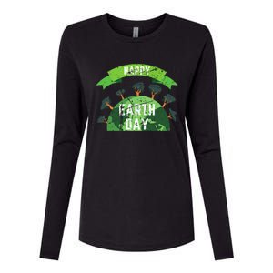 Save The Planet Happy Earth Day Nature Awareness Love Trees Gift Womens Cotton Relaxed Long Sleeve T-Shirt