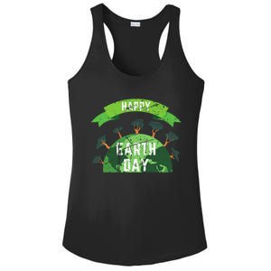 Save The Planet Happy Earth Day Nature Awareness Love Trees Gift Ladies PosiCharge Competitor Racerback Tank