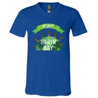 Save The Planet Happy Earth Day Nature Awareness Love Trees Gift V-Neck T-Shirt