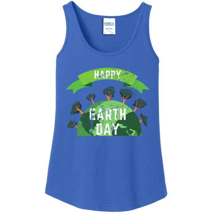 Save The Planet Happy Earth Day Nature Awareness Love Trees Gift Ladies Essential Tank