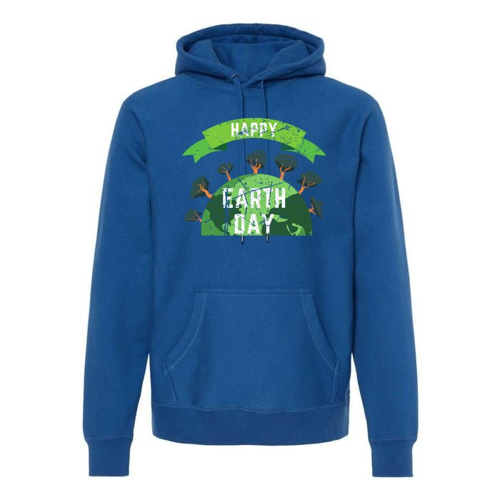 Save The Planet Happy Earth Day Nature Awareness Love Trees Gift Premium Hoodie