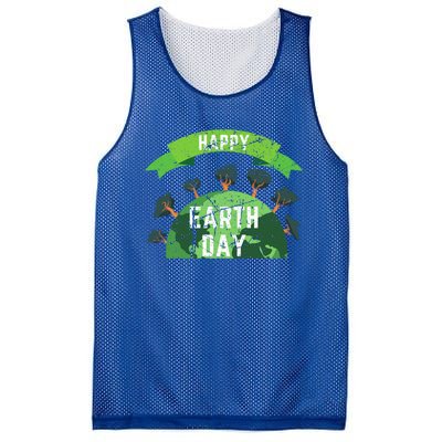 Save The Planet Happy Earth Day Nature Awareness Love Trees Gift Mesh Reversible Basketball Jersey Tank