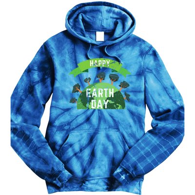 Save The Planet Happy Earth Day Nature Awareness Love Trees Gift Tie Dye Hoodie