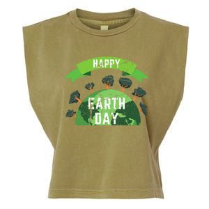 Save The Planet Happy Earth Day Nature Awareness Love Trees Gift Garment-Dyed Women's Muscle Tee