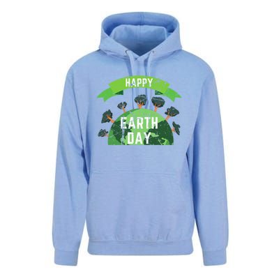 Save The Planet Happy Earth Day Nature Awareness Love Trees Gift Unisex Surf Hoodie