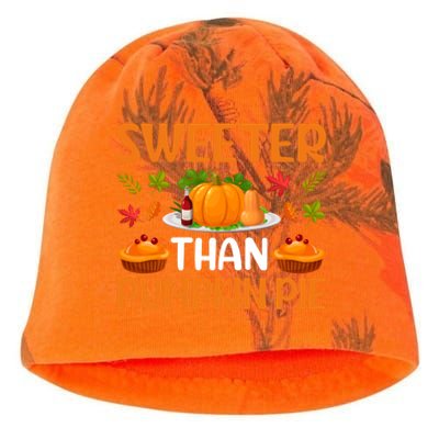 Sweeter Than Pumpkin Pie Turkey Family Matching Thanksgiving Gift Kati - Camo Knit Beanie