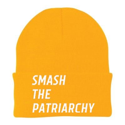 Smash The Patriarchy Knit Cap Winter Beanie