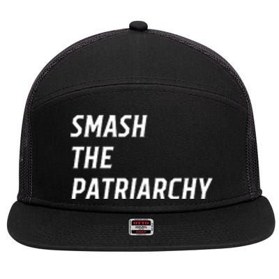 Smash The Patriarchy 7 Panel Mesh Trucker Snapback Hat