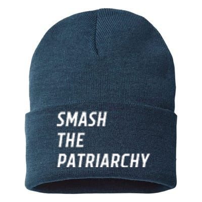 Smash The Patriarchy Sustainable Knit Beanie