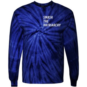 Smash The Patriarchy Tie-Dye Long Sleeve Shirt