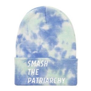 Smash The Patriarchy Tie Dye 12in Knit Beanie