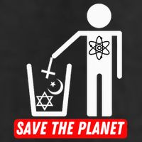 Save The Planet Humanist Anti Religion Atheist Atheism Cool Comfort Performance Bucket Hat