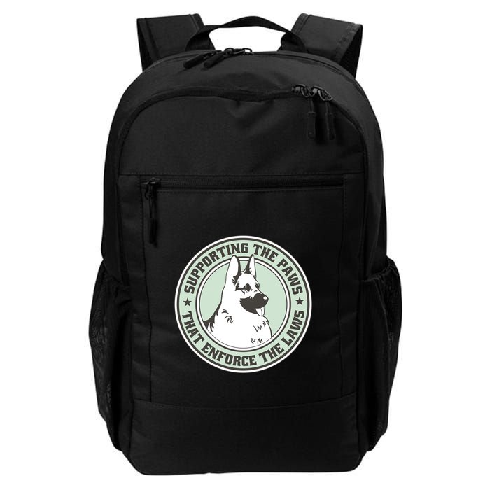 Supporting The Paws That Enforce The Laws Backpack
