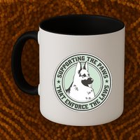 Supporting The Paws That Enforce The Laws Mug