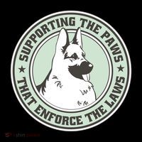 Supporting The Paws That Enforce The Laws Baby Bodysuit