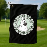 Supporting The Paws That Enforce The Laws Golf Towel