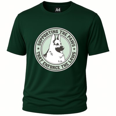 Supporting The Paws That Enforce The Laws Performance Shirt