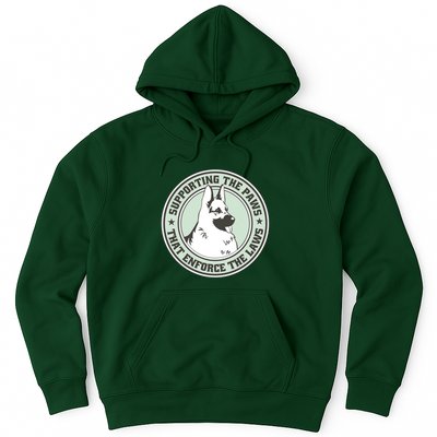 Supporting The Paws That Enforce The Laws Hoodie