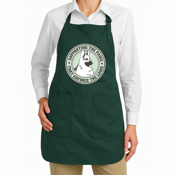 Supporting The Paws That Enforce The Laws Apron