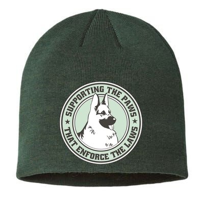 Supporting The Paws That Enforce The Laws Sustainable Beanie