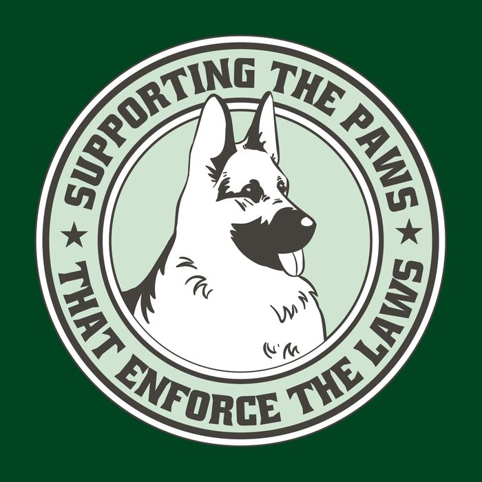 Supporting The Paws That Enforce The Laws Mousepad