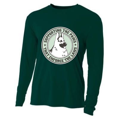 Supporting The Paws That Enforce The Laws Cooling Performance Long Sleeve Crew