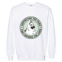 Supporting The Paws That Enforce The Laws Garment-Dyed Sweatshirt