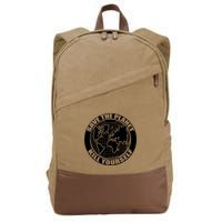 Save The Planet Kill Yourself Cotton Canvas Backpack
